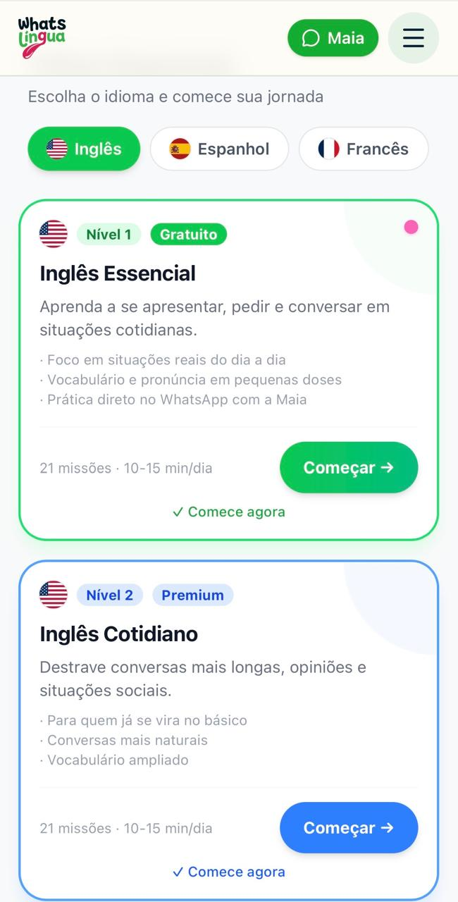 Escolha sua trilha